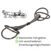 Amesbichler Reitsport FWF Double-ring bridle Driving bit Stainless steel