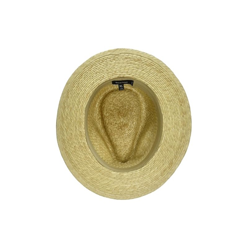 BRIXTON Men's Brimmed Hat, Natural/Brown