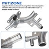 MITZONE Upgraded Aluminum Coolant Housing Water Outlet Compatible with 2011-2020