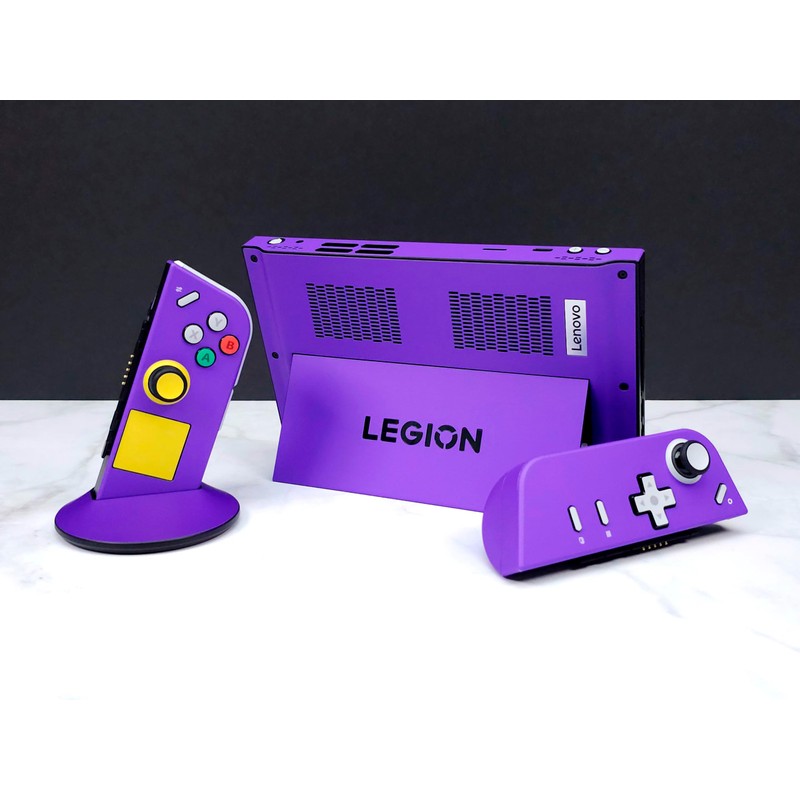 Legion Go Skin, Game Purple Cube Edition, Full Wrapping Matte