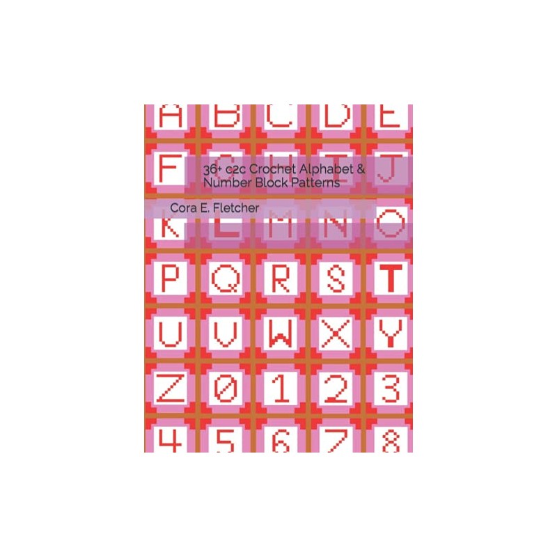 36+ c2c Crochet Alphabet & Number Block Patterns