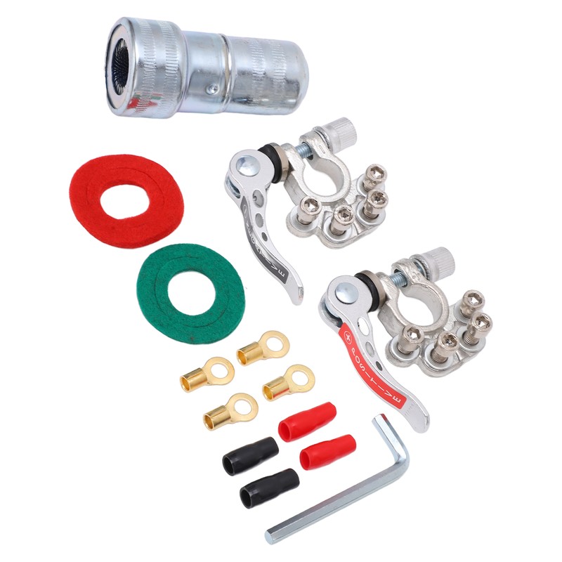4 Way Battery Terminal Connectors Quick Release Disconnect for Cars