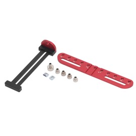Handle Hole Drill Guide 4mm Cabinet Handle Jig Aluminum Alloy Door Pull Punch Locator for Woodworking