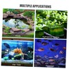 ORFOFE Aquarium Fish Tank Decoration Resin Castle Ornament Villa Shape