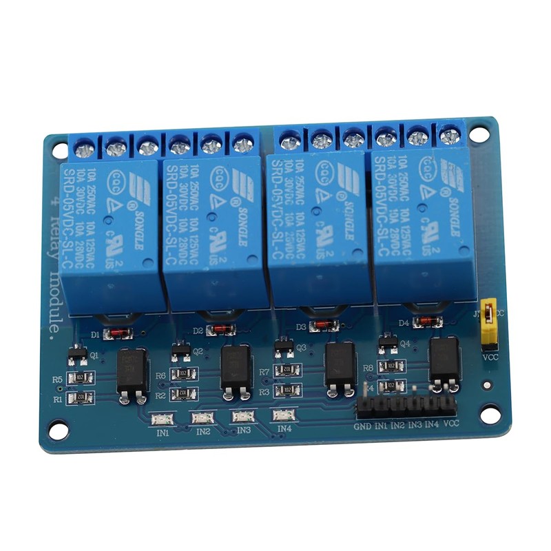 Heevhas DC 5V 4 Channel Relay Shield Relay Module Relay