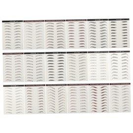 Minkissy 18pcs Natural Look Eyebrow Transfer Stickers Imitation for Sparse Patchy Over-plucked Brows