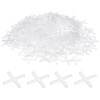 HARFINGTON 100pcs Tile Spacers 2mm Hard Plastic Cross Tiles Leveler