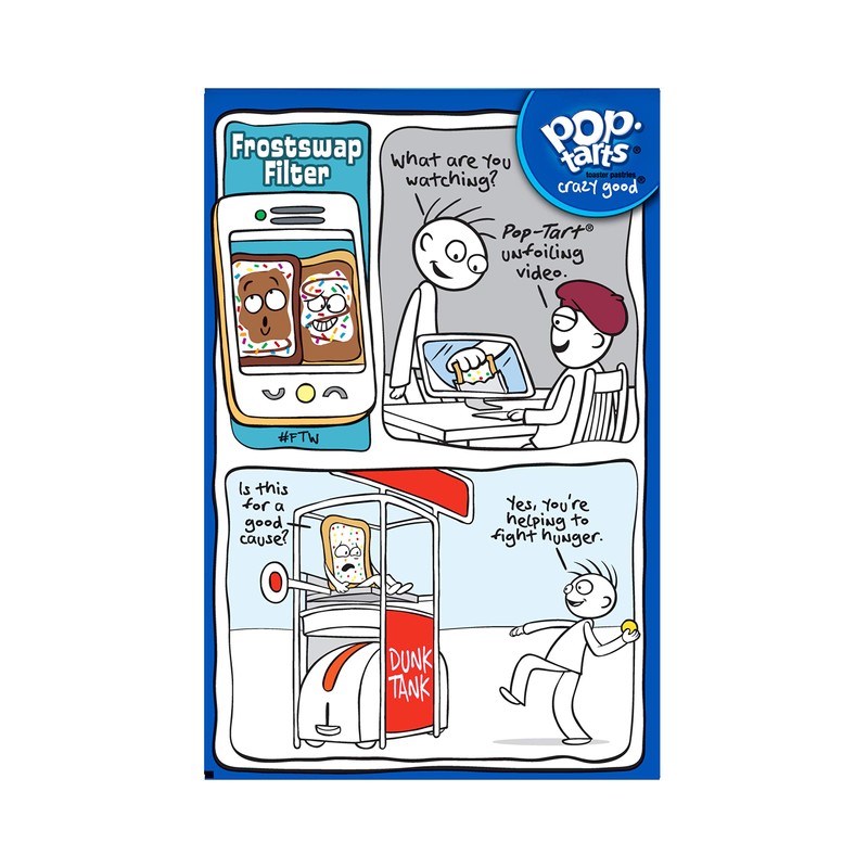 Kellogg's Frosted Strawberry Pop-Tarts 416 g