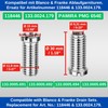 M12 x 1.75 x 30 mm 2 Pieces Compatible Franke