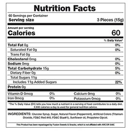 Starlight Peppermint Hard Candy - Bulk 1 Pound (Approx 85 Count) - Individually Wrapped Peppermints - Valentine's Day Candy - Refreshing Peppermint Candies