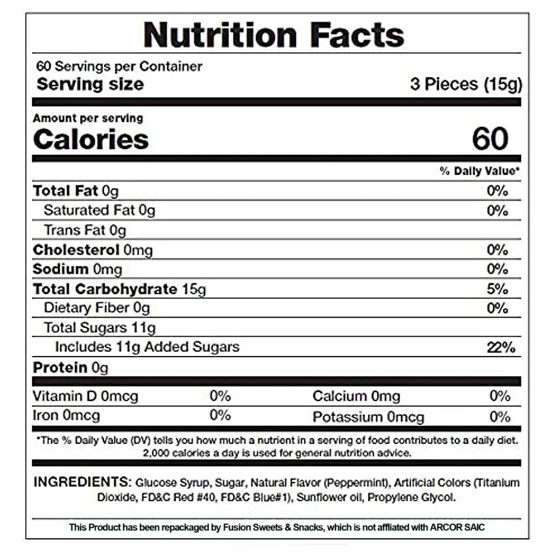 Starlight Peppermint Hard Candy - Bulk 1 Pound (Approx 85