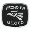 Souvenir Kingdom Hecho En Mexico Iron on Patch 3″ White