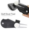 Dilwe Golf Divot Repair Tool,Portable, On-Course Accessories Divot Tools Foldable