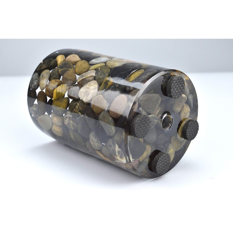 Natural Stone Pebbles Toothbrush Holder