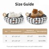 ZOMISIA Cat Beds for Indoor Cats, Cute Donut Kitten Beds
