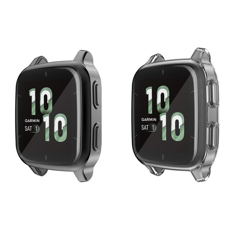 Niboow Case [Pack of 2] Compatible with Garmin Venu Sq