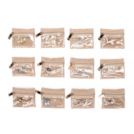 Angelina's Palace Jewelry Organizer Case Bridesmaid Gifts Travel Bag Vegan Leather Box for Necklace Earring Bracelet Ring(blossom fuschia)