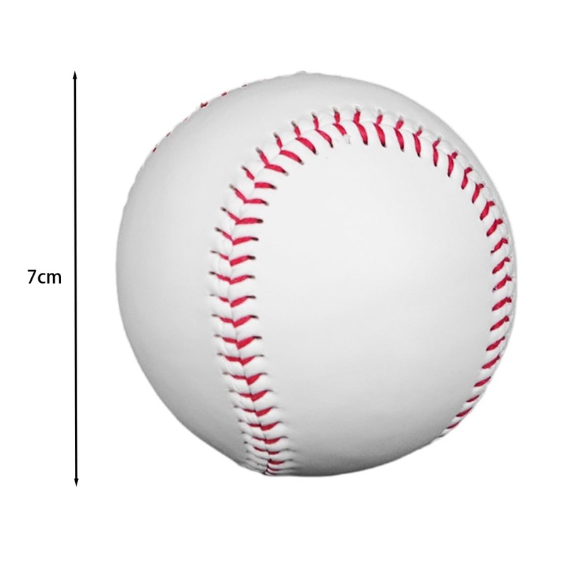 ANCLLO 2PCS Adult Baseball Soft Leather Sports Practice Training Softball