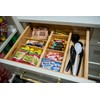 Lipper International Bamboo Wood Custom Fit Adjustable Dresser and Kitchen
