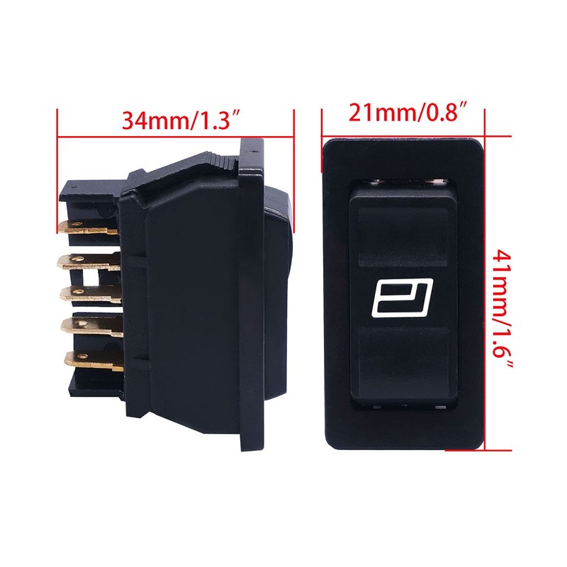 Weideer K-010 - Interruptor de ventana de coche de 5