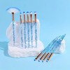 Makeup Brushes Set, 10PCS Crystal Makeup Brushe Professional Glitter Brushes
