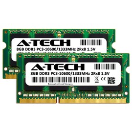 A-Tech 16GB (2 x 8GB) RAM for HP PROBOOK 6560B | DDR3 1333MHz SODIMM PC3-10600 204-Pin Non-ECC Memory Upgrade Kit