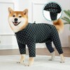Dog Fleece Onesie for Cold Winter, Stretchy Dog Winter Bodysuit