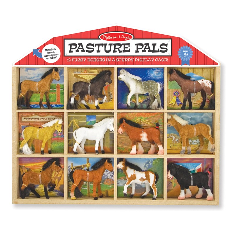 Melissa & Doug Pasture Pals - 12 Collectible Horses with