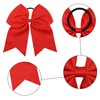 JOYOYO 20Pcs 8" Large Cheer Bows for Girls Ponytail Holder