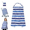 Nursing Cover with D-ring Strap, Multifunction Baby Breastfeeding Nursing Cover