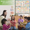 Lalunia 6 Pcs Music Classroom Posters (11"x16") - Why Music