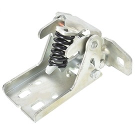 Silscvtt Silver Steel Left Drivers Side Front Upper Door Hinge Replacement for 1994-2002 Ram 1500 2500 3500 55075957AC