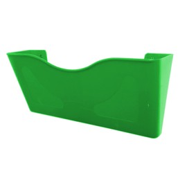 Deflecto Green Landscape A4 Wall Mounted Document Holders - A4 Sign Holder - A4 Leaflet Holder Wall Mounted Letter Rack Leaflet Display Stands A4 Poster Holder A4 Menu Holders