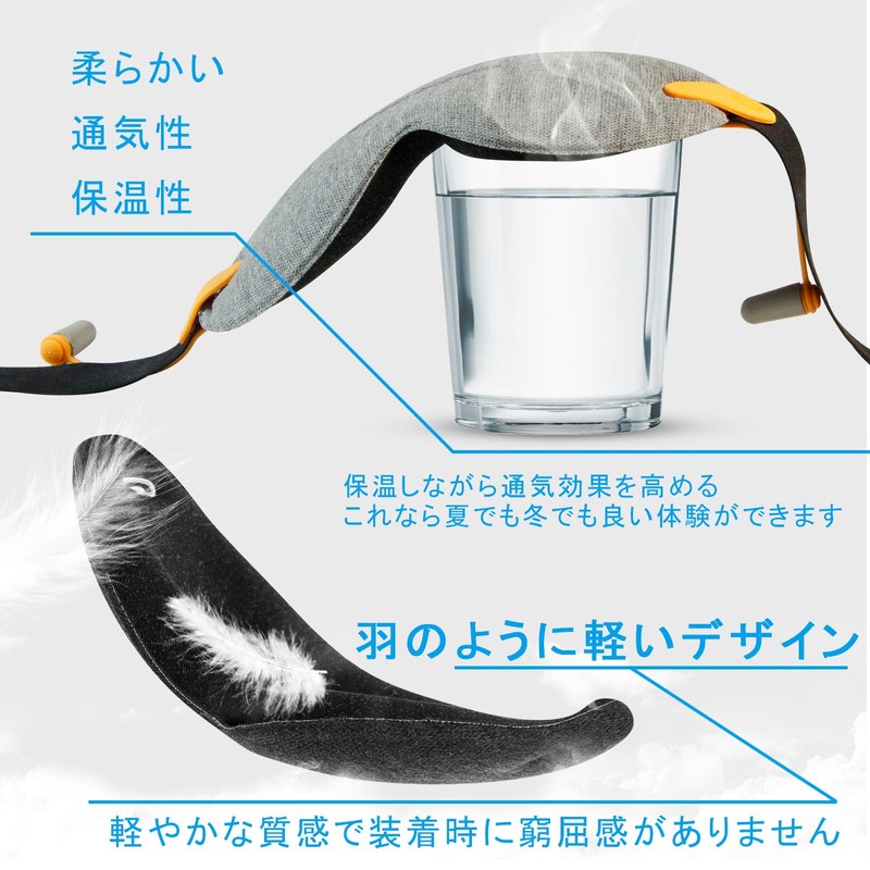 2026 Eye Mask for Sleeping, Integrated Ear Plugs Design, Good