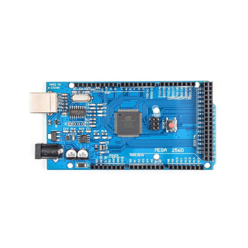 Genérico Tarjeta de Desarrollo Mega 2560 CH340G ATmega16U2 Compatible con