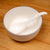 Soup Spoons Set of 8, Ceramic Chinese Soup Spoon, Asian
