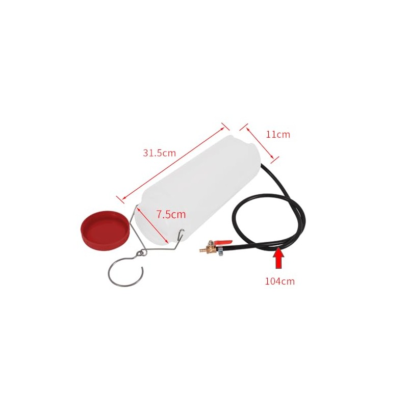 Petrol Bottle Workshop Tank 2 Litre Fuel Infusion Replacement Tank