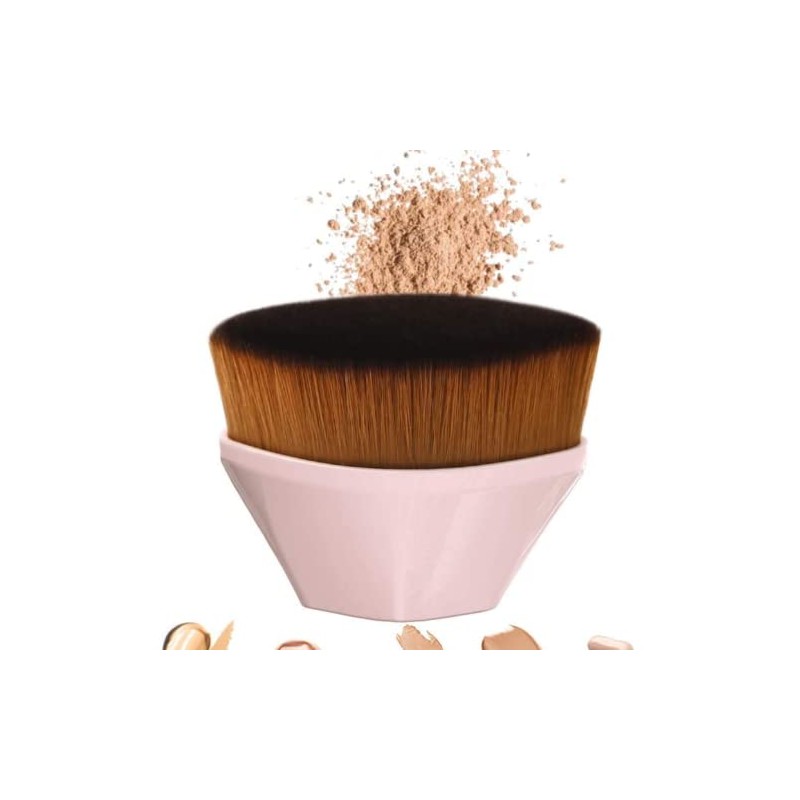 Brocha Plana Maquillaje Base Corrector Polvo Parte Superior Multifuncional Alta