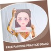 STOBOK Face Drawing Board Set 2pcs Face Paint Board Makeup