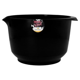 Birkmann, Colour Bowls, Mixing and Serving Bowl, 4.0 Litres, Melamine Bowl, Scratch-Resistant, Stable, Sustainable, Black, 709201