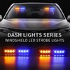 XRIDONSEN 2 in 1 Dash Emergency Strobe Lights Front/Rear Amber