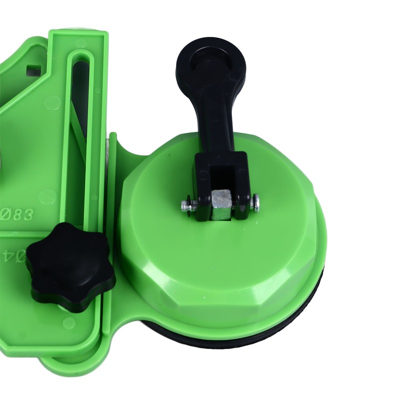 Tile Hole Saw Guide Jig Fixture Adjustable Portable with 2