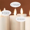 Luminara Set of 2 Luminara Flameless Votive LED Candles Ivory