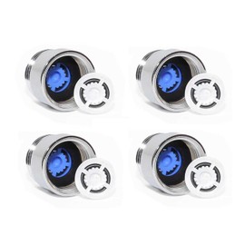 LOWENERGIE Pack of 4 Shower Hose Flow Regulator Restrictor Water & Energy Saving 6 & 8 Litre per min