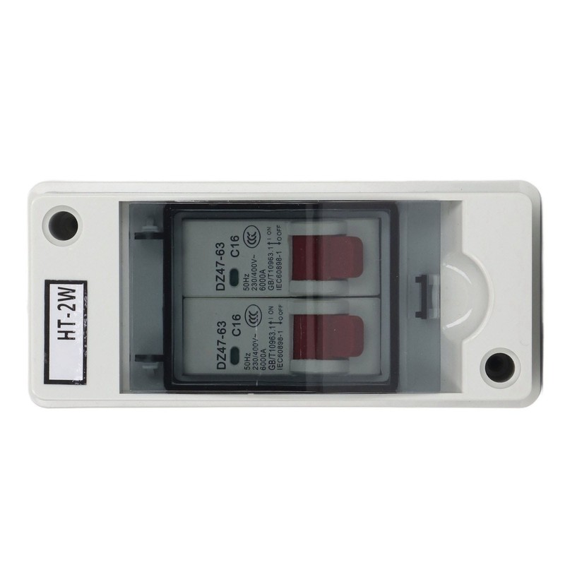 Miniature Circuit Breaker DZ47 63 16A 400V 2 Pole Waterproof