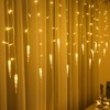 SUAVER Solar Icicle Lights Christmas Decorations with 19 Drops 96LED