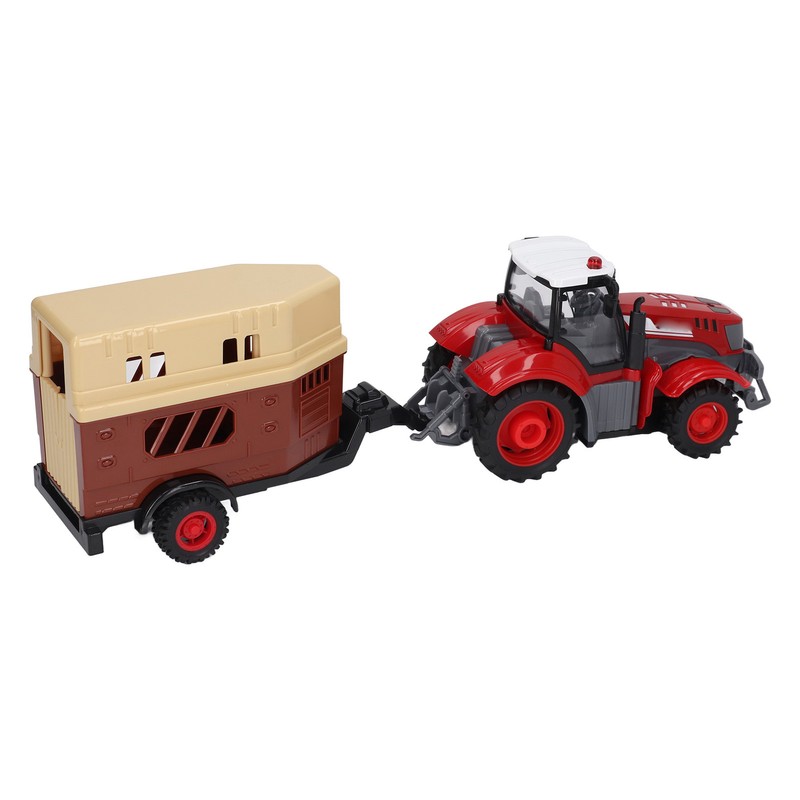 RC Farm Tractor Toy Educational Rechargeable Remote Control Electronic Farm