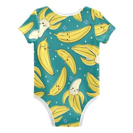 vvfelixl Baby Bodysuits Short Sleeve Cotton Baby Clothes For Boys Funny Baby Suits For Girls 0-24 Months, Multi9, 12-18 Months