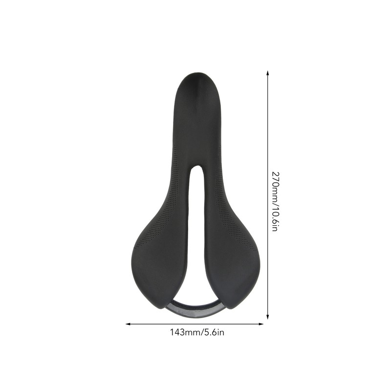 Road Bike Saddle Carbon Fiber Wear Resistant Breathable Hollow Bicycle