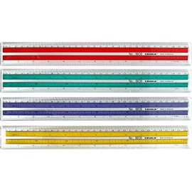 30 cm / 12 inch Premium Quality Transparent Plastic Ruler Pack of 12